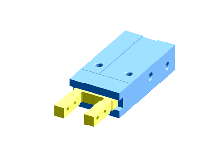 SMC 2 Finger Double Action Pneumatic Gripper, MHZ2-6D