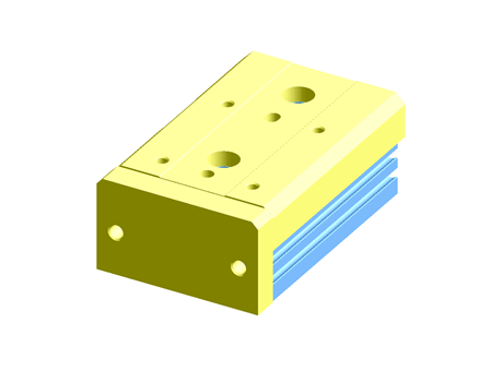 SMC Slide Unit Actuator Double Action, 12mm Bore, 10mm stroke