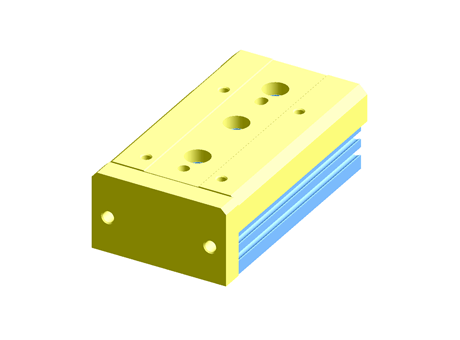 SMC Slide Unit Actuator Double Action, 12mm Bore, 40mm stroke
