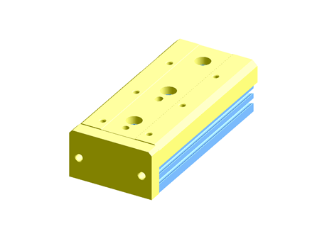 SMC Slide Unit Actuator Double Action, 12mm Bore, 50mm stroke