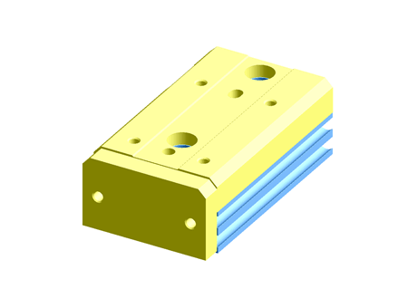 SMC Slide Unit Actuator Double Action, 6mm Bore, 20mm stroke