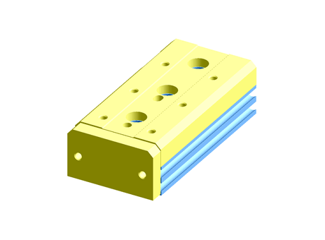 SMC Slide Unit Actuator Double Action, 6mm Bore, 30mm stroke