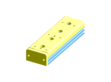 SMC Slide Unit Actuator Double Action, 6mm Bore, 50mm stroke