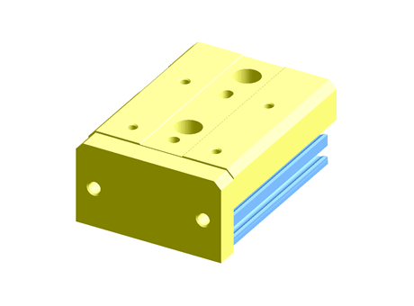 SMC Slide Unit Actuator Double Action, 8mm Bore, 10mm stroke