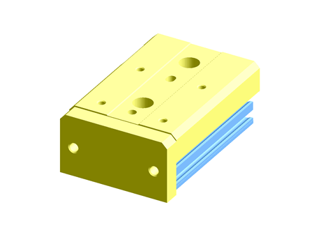 SMC Slide Unit Actuator Double Action, 8mm Bore, 20mm stroke