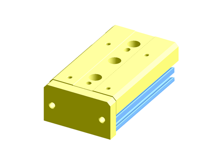 SMC Slide Unit Actuator Double Action, 8mm Bore, 30mm stroke