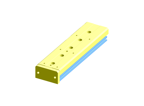 SMC Slide Unit Actuator Double Action, 8mm Bore, 75mm stroke