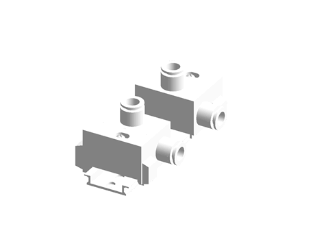 SMC 2 stations Manifold Base