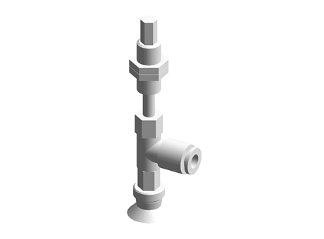 SMC 16mm Flat with Rib NBR Suction Cup ZPR16CNK10-06-A10