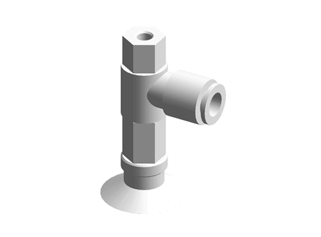 SMC 25mm Flat with Rib NBR Suction Cup ZPR25CN-08-B6