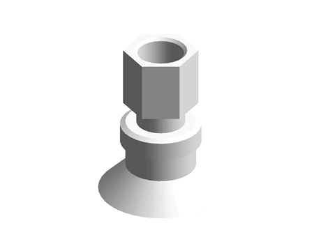 SMC 20mm Flat NBR Suction Cup ZPT20UN-B01