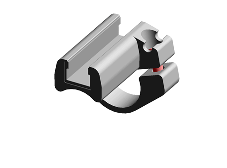 Clean-line cylinder clamp E11961