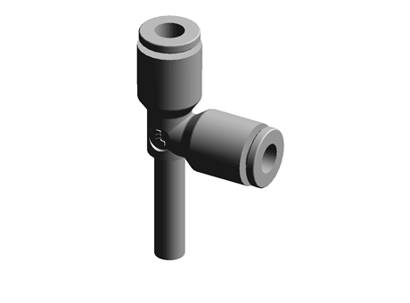 PLUG-IN RUN TEE C/W PLASTIC TA