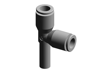 PLUG-IN RUN TEE C/W PLASTIC TA