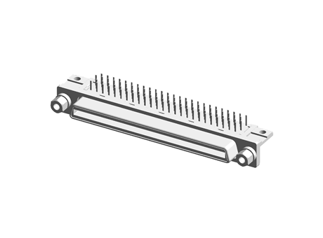 Hirose DX Series, Male 100 Pin Right Angle Through Hole SCSI Connector 1.27mm Pitch, Plug In, Screw