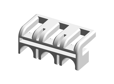 Hirose EnerBee DF33C Series 3 Way Single Row Retainer for use with Internal Power Source