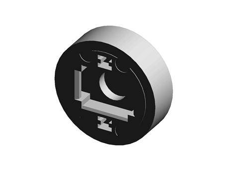 Interruptor táctil, amarilla, para usar con Interruptor táctil luminoso