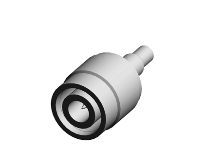 TE Connectivity Straight 50Ω Cable Mount TNC Plug, Crimp Termination, RG174/U, RG188 A/U, RG316/U