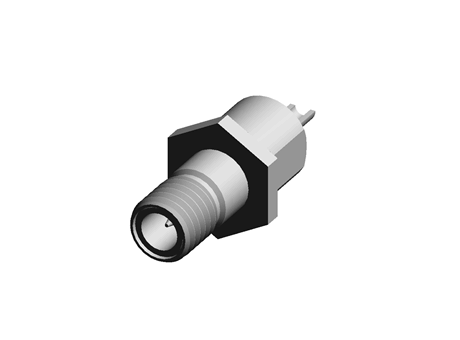 TE Connectivity Panel Mount Standard SMB Connector, 50Ω Impedance, Solder Termination, Coaxial cable type