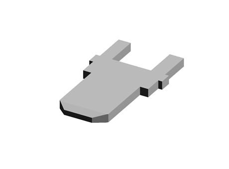 TE Connectivity PCB焊接端子, FASTON .187 系列, 接片尺寸: 4.75 x 0.83mm, 非绝缘, 镀锡镀铜触点