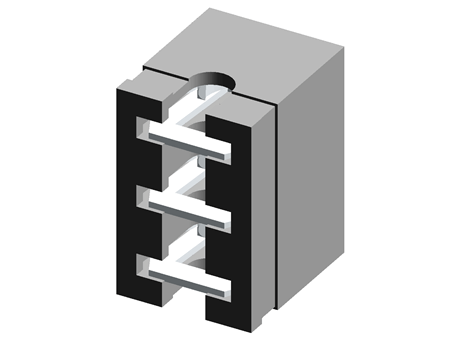 2.45mm 3x2 Multi-Jumper with Test Point