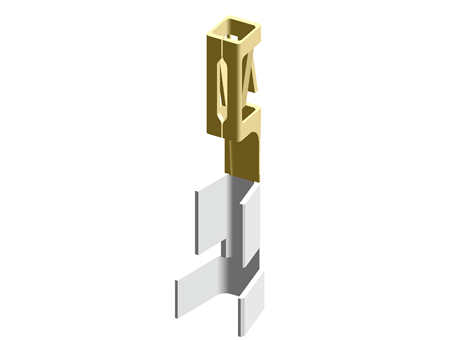.100"  20-24 AWG Crimp Contact  10µ Au