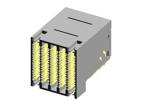 2.00 mm Hspeed RA Backplane Rec Hdr