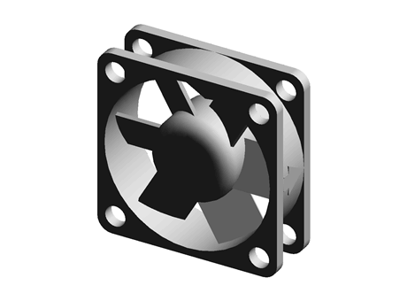 ebm-papst 250 Series Axial Fan, 25 x 25 x 8mm, 2.3m³/h, 200mW, 5 V dc