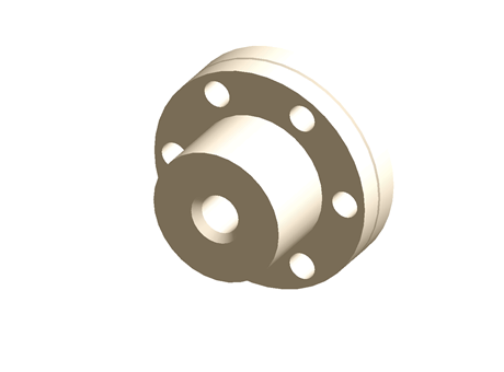 Flanged Lead Screw Nut 10x50