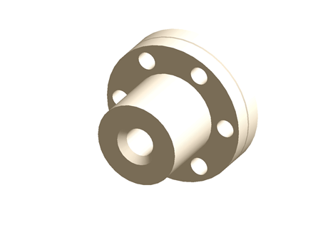 Flanged Lead Screw Nut 14x25