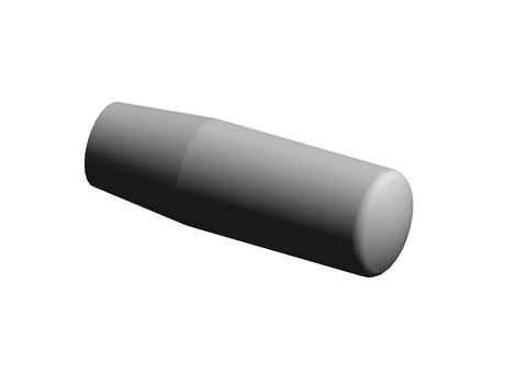 Soft Touch handle, M8x80mm