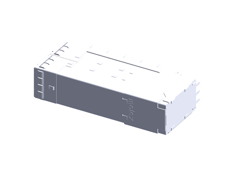 Molex 76044 Series, 2 Port 40 Way Male Stacked SFP+ Connector