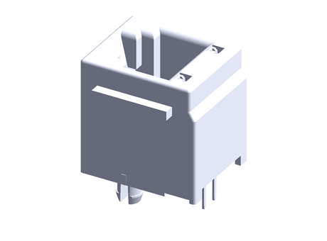 RS Group - Free CAD models - Molex, Female RJ45 Connector - TraceParts