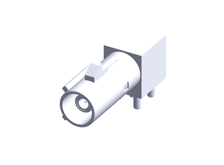 Molex Right Angle Through Hole Subminiature SMB Jack, 50Ω Impedance, Solder Termination