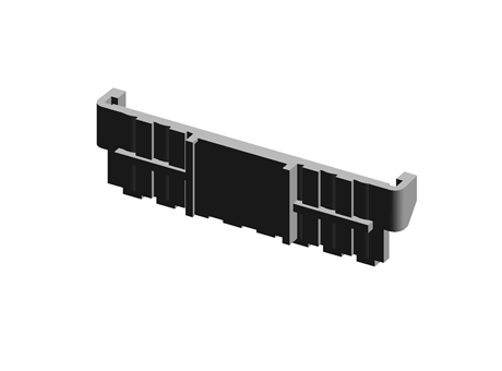 MINIFIT TPA 2.0, RECPT TPA, V-0, 8CKT