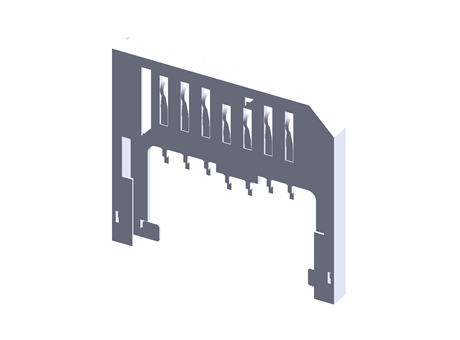 Connector,PCB,multipole,MultiMediaCard,MMC,SMT,low-profile