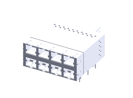 HyperJack 1000 2x4 PoE Module w/ LEDS