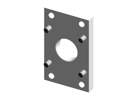 FNC-80 Cylinder Flange mounting