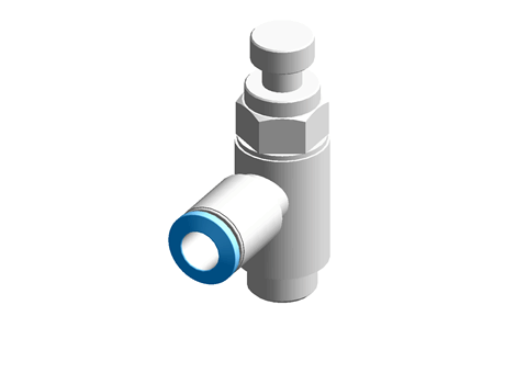 Exhaust Flow Regulator, G1/4 x 8mm