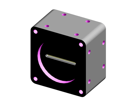 GigE Dual Line Scan Camera, 2x 2K