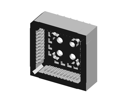 TE Connectivity 44 针 2.54mm 节距 通孔 母 PLCC 针座 1571541-1, 锡镀镍 电镀触点, 1A