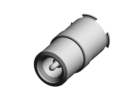 TE Connectivity Male Surface Mount Compression Coax, Solder Termination