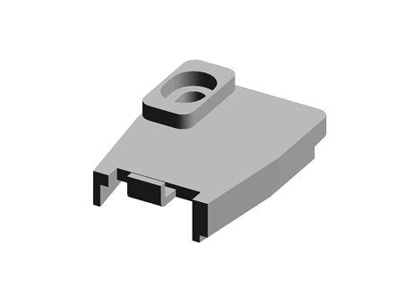 Strain relief,Matenlok,1 row,2Way,Whte