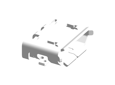 Hirose ZX系列 直向向 母座 微型 USB 连接器, B型 v2.0, 30 V 交流, 1A