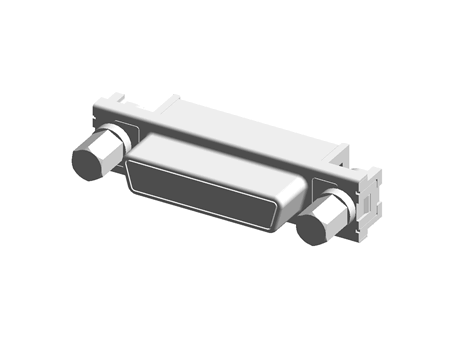 Hirose DX Series, Male 36 Pin Straight Cable Mount SCSI Connector 1.27mm Pitch, IDC, Screw