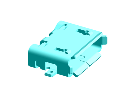 Hirose ZX系列 直角 母座 微型 USB 连接器, AB型 v2.0, 30 V 交流, 1A