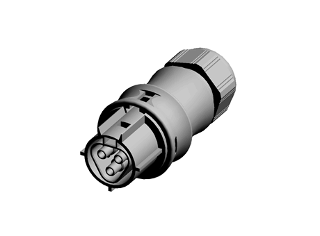3 POLE CONNECTOR,SCREW,FEMALE,10-14MM