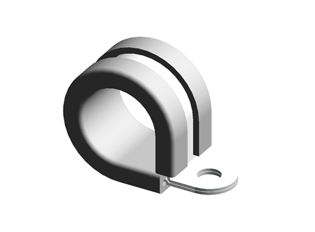 P Clip Mild Steel 21mm