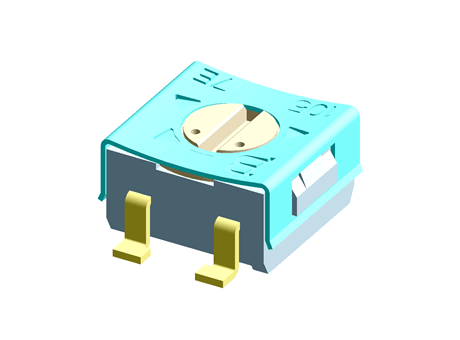 100Ω, SMD Trimmer Potentiometer 0.25W Top Adjust Bourns, 3314