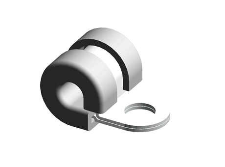 P Clip 304 StainlessSteel 8mm